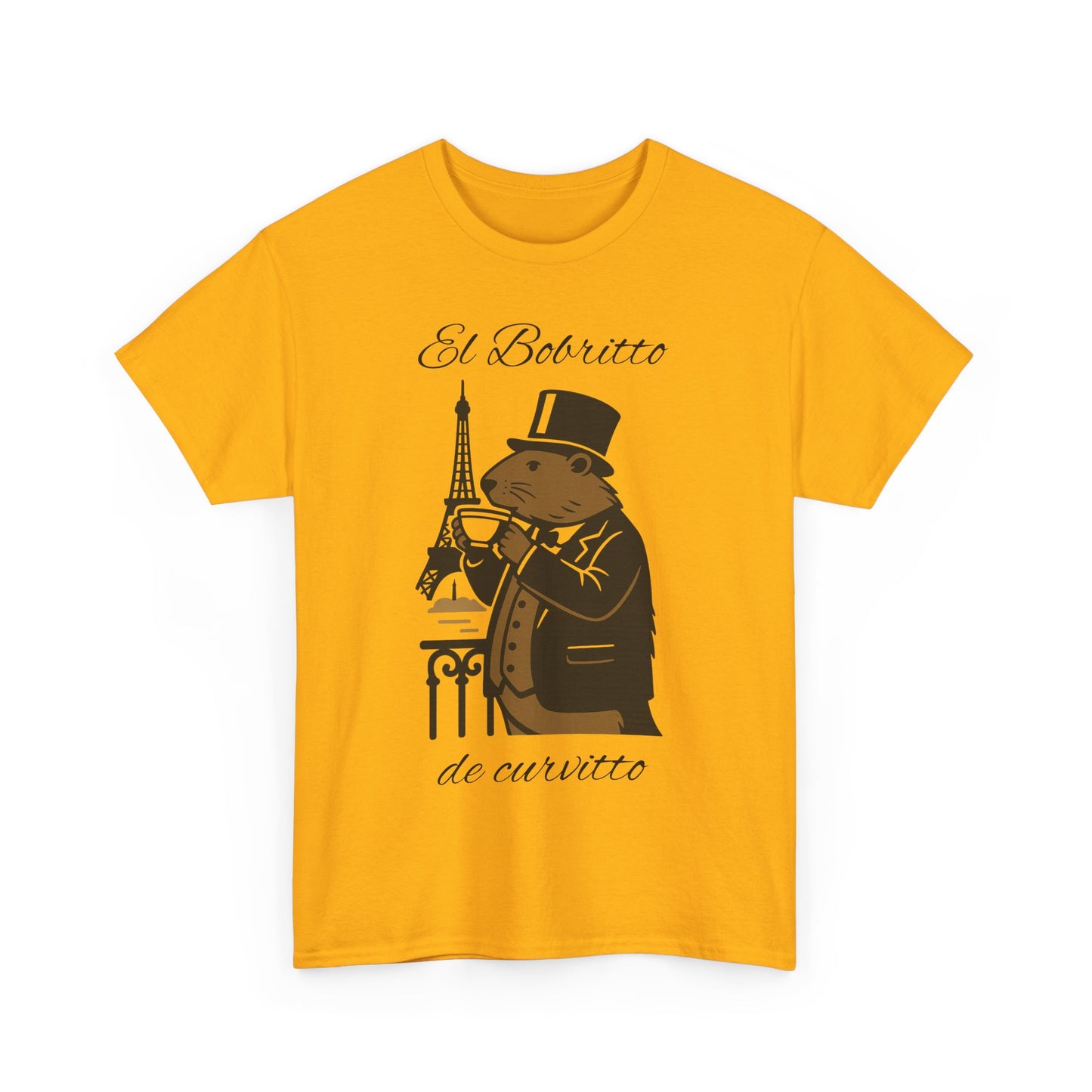 El Bobritto de Curvitto - Koszulka dla Fanów Bobra | Miękki Unisex Tee z Bobrittem