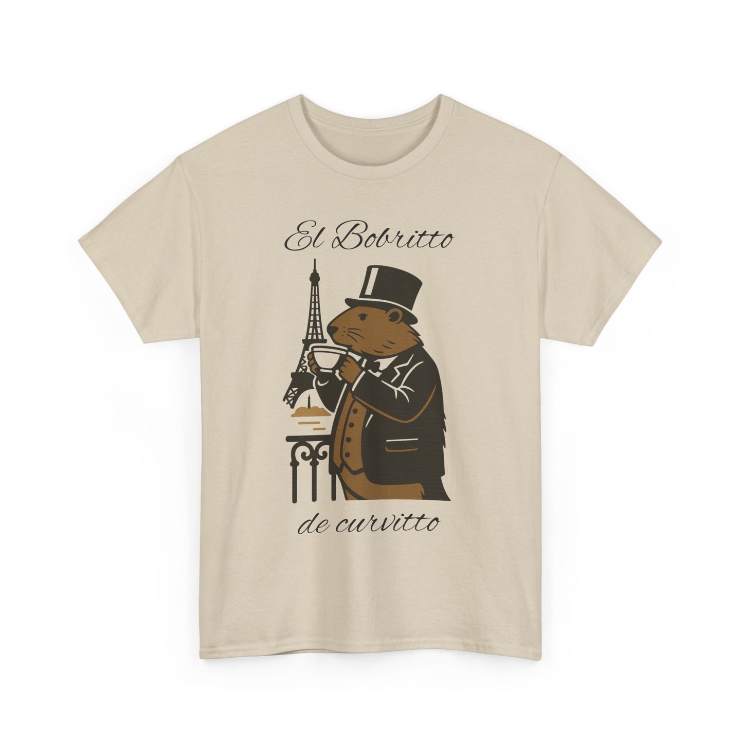 El Bobritto de Curvitto - Koszulka dla Fanów Bobra | Miękki Unisex Tee z Bobrittem