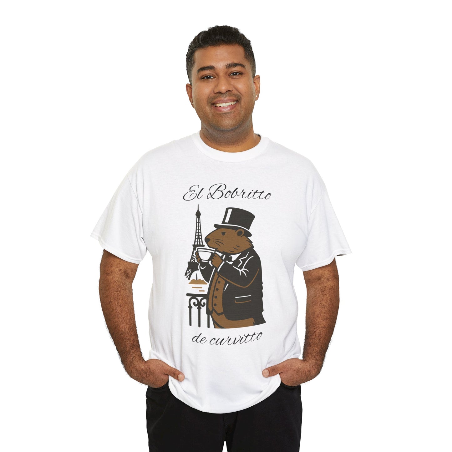 El Bobritto de Curvitto - Koszulka dla Fanów Bobra | Miękki Unisex Tee z Bobrittem