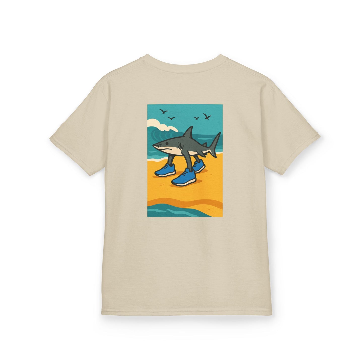 Tralalero Tralala: Rekin na Fali – Dziecięca Koszulka dla Fanów Oceanu | Miękki Unisex Tee z Plażowym Vibe'em
