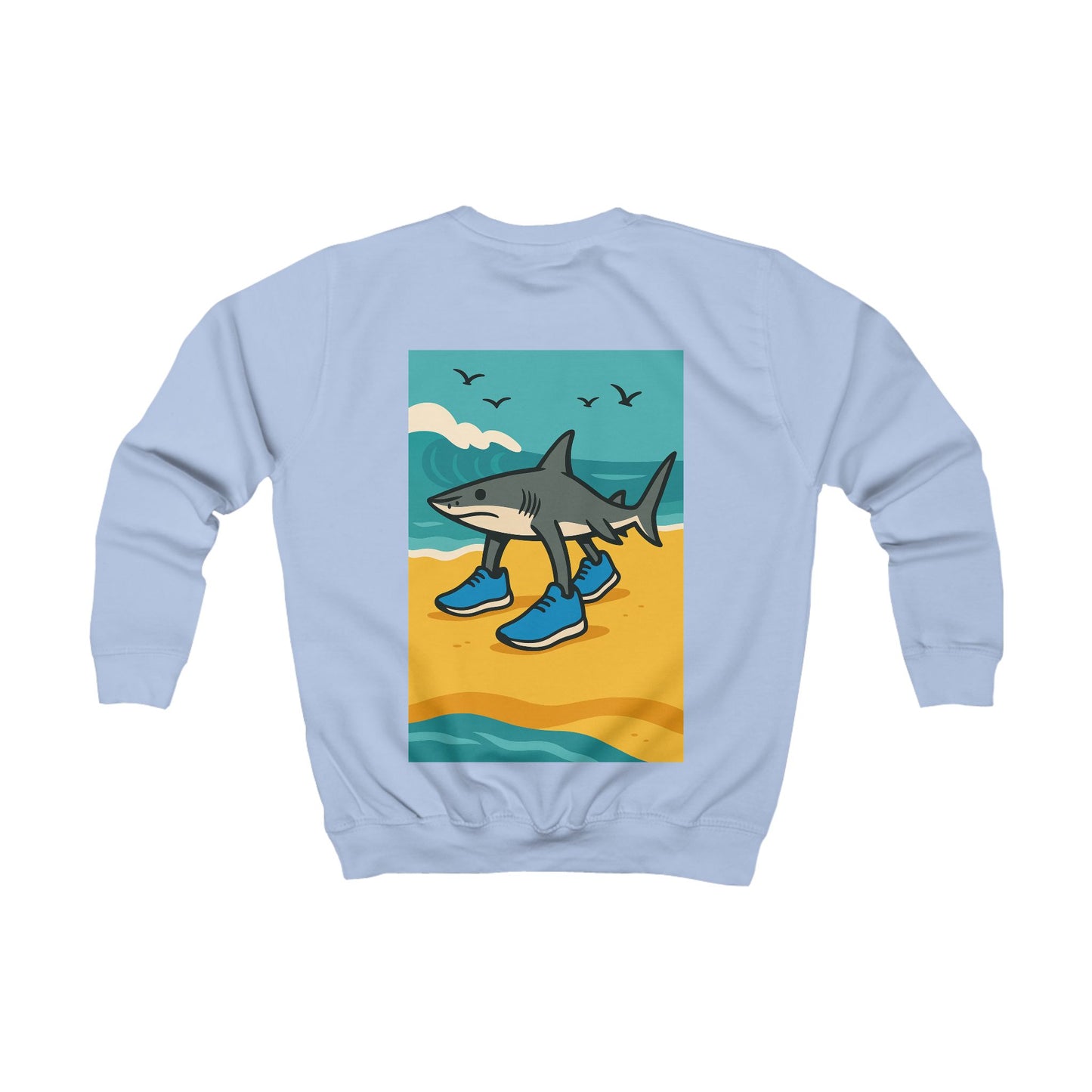 Tralalero Tralala: Shark on the Wave – Kids’ Hoodie for Ocean Lovers | Soft Unisex Hoodie with Beachy Vibes