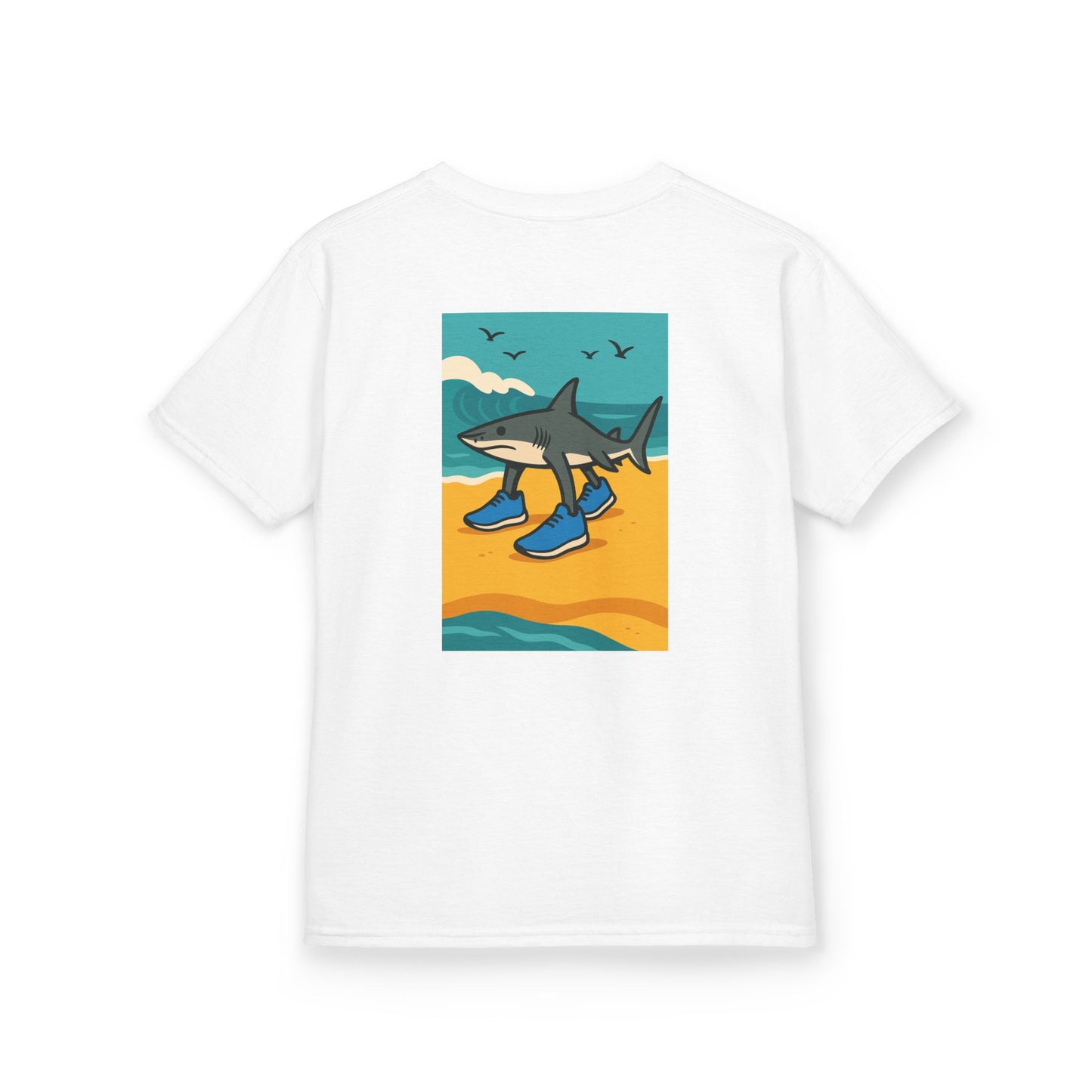 Tralalero Tralala: Rekin na Fali – Dziecięca Koszulka dla Fanów Oceanu | Miękki Unisex Tee z Plażowym Vibe'em